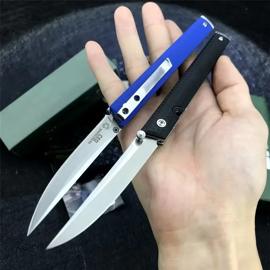 7096 CEO Gentleman\'s Pocket Folding Knife 8CR17Mov Blade G10 Handle Outdoor Camping Hunting Fruit Knives EDC Tactical Gear Tools