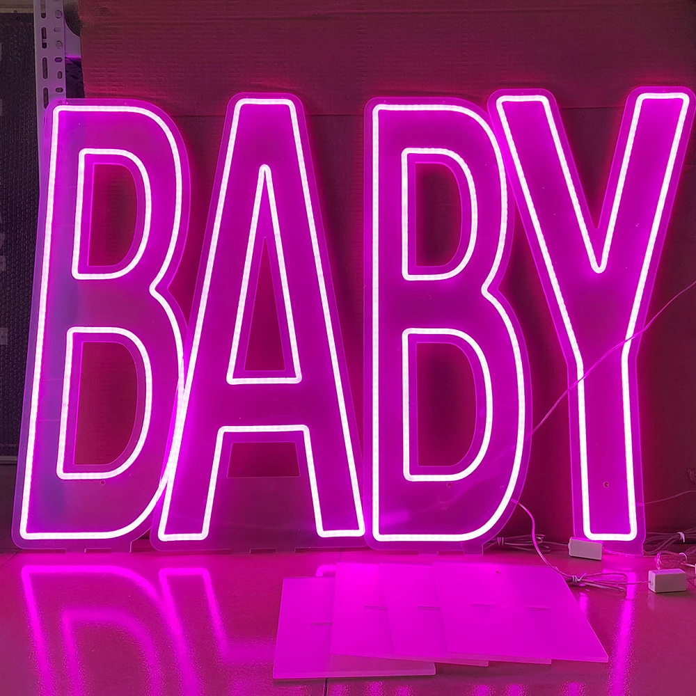 76cm Gran Letra LED Logotipo de Luz RGB 26 letras Iluminado Logotipo de Boda Fiesta de Cumpleaños Linterna de Navidad Decoración de Bar Familiar