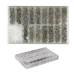 1000 Pcs Eyeglass Repair Tool Kit With Assorted Micro Screws/ Nuts /Washer And Screwdriver