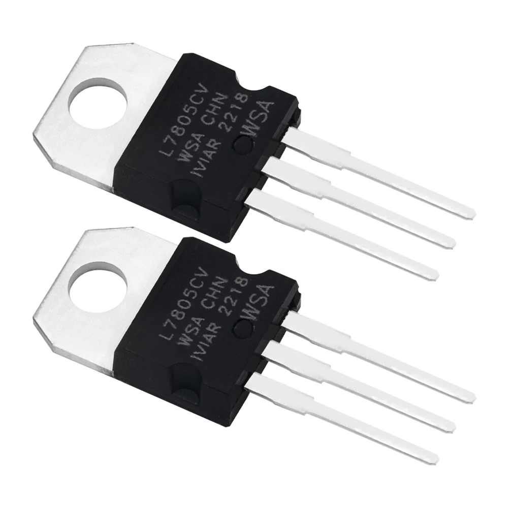 EGBO-POSITIVE Regulador de tensão, Novo regulador de tensão, L7805CV, TO-220, L7805, 7805, 5V, 10Pcs Lot