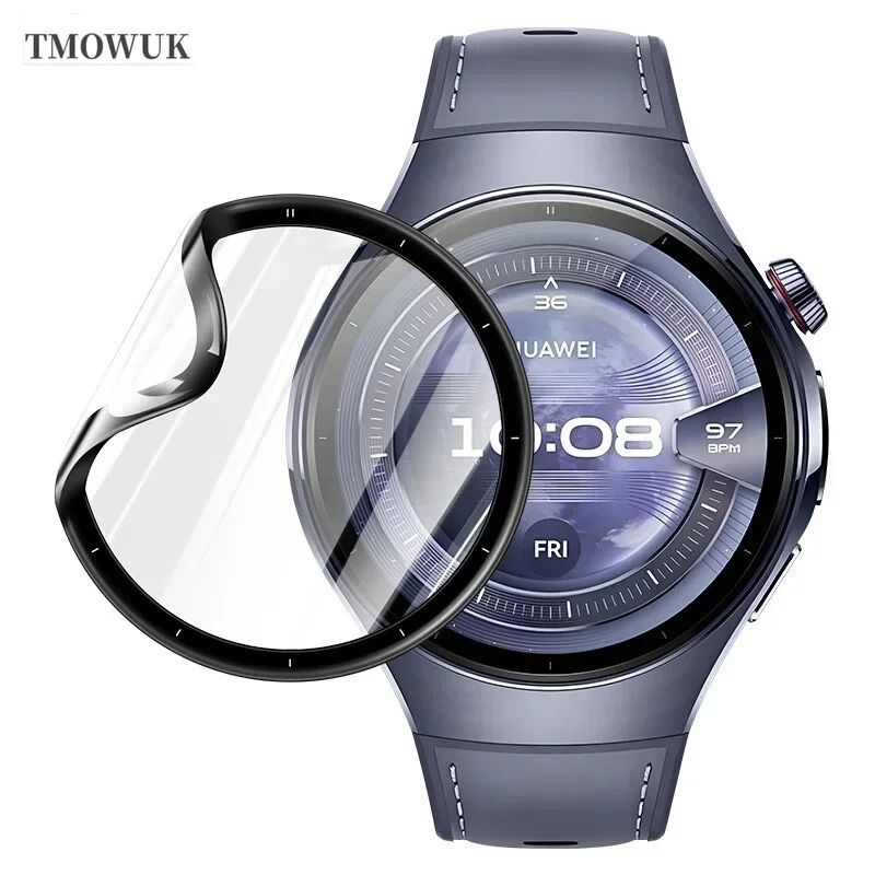 For Huawei Watch 5 46mm Watch5 42mm HD Soft Curved Screen Protector Anti-scratch Non-Glass Film
