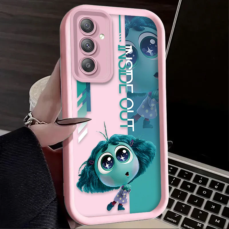 Disney dentro para fora 2 capa de silicone macio para samsung galaxy s25 s24 s23 ultra s22 s21 plus fe 5g a54 a34 a14 a73 a53 a33 5g capa