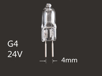 5PCS G4 24V 10W bulb G4 24V 20W light bulb G4 24V 35W glass bulb 24v g4 10w bulb 24v g4 20w 24v g4 35w halogen bulb g4 24v 20w