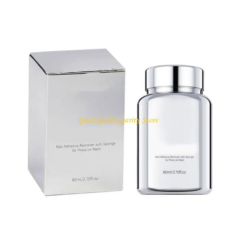 M4YA ポータブルサロン品質ネイル接着剤スポンジアプリケーター asy マニキュアに適した