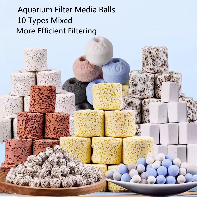 250g 500g Aquarium Bio Bälle biochemische Kugel Filter Medien material für Aquarium Filter Zubehör für Aquarium Hot Selling
