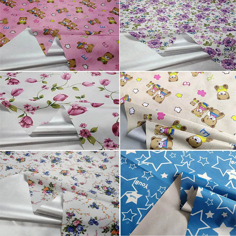 420D Thicken Waterproof Fabric By The Meter for Awning RipstopTent Umbrella Car Cover Sewing Cartoon Flower Printed Oxford Cloth