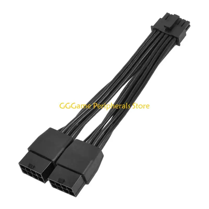 

U55B PVC Graphics Card Power Cable Double 8PIN To 16PIN 16AWG For Electricity Supply