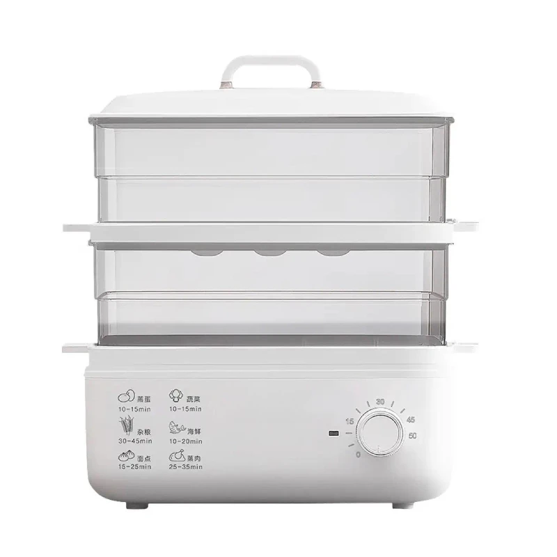 

Multifunctional electric steamer, double-layer electric steamer AJL-ZG10 meters white 10L