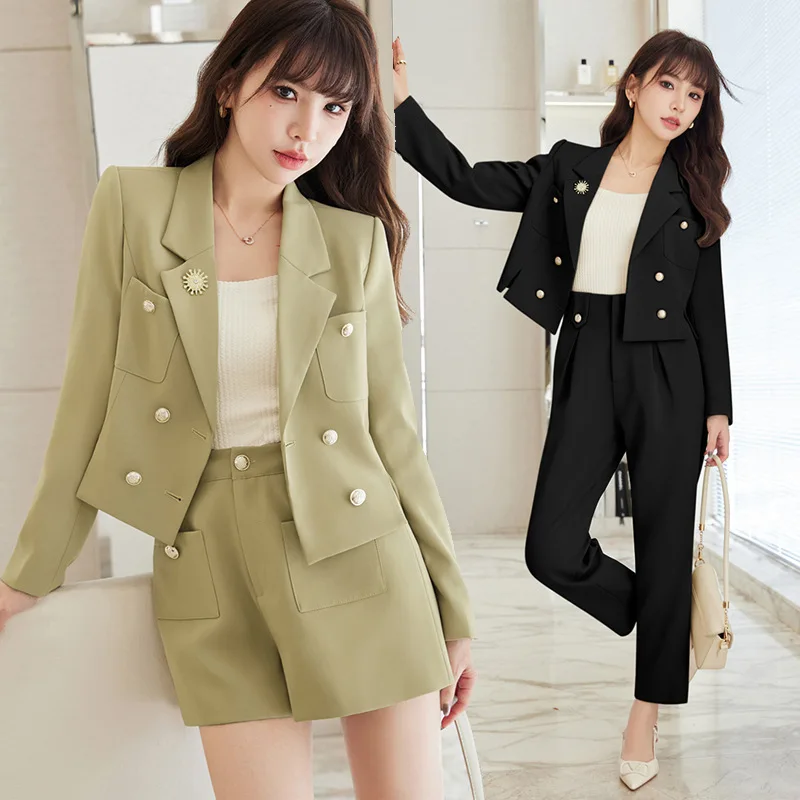 Women's Short Suit Jacket2024New Design Sense Niche Professional Fashionable Suit Shorts Suit