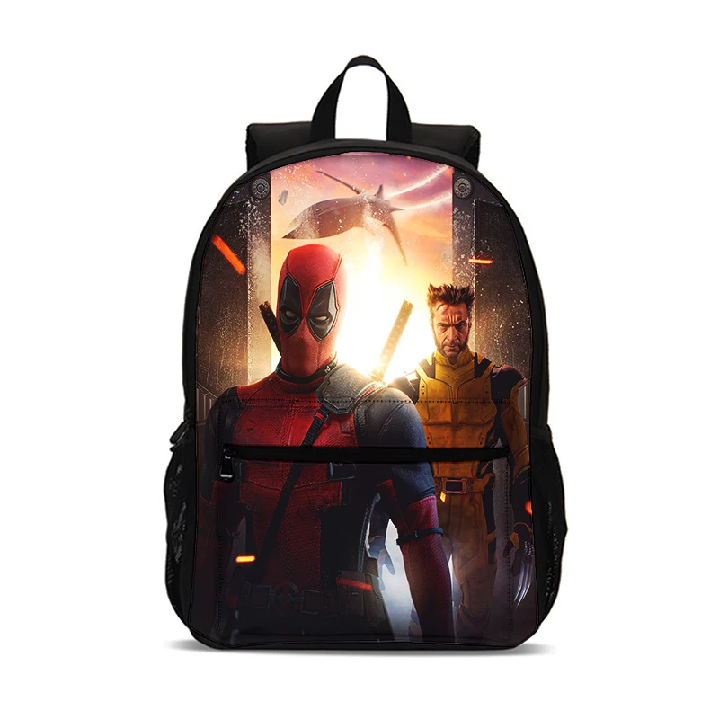 Mochila de gran capacidad de Deadpool Super Heroes, mochila escolar para ordenador, bolsa de viaje deportiva para niños y niñas, el mejor regalo