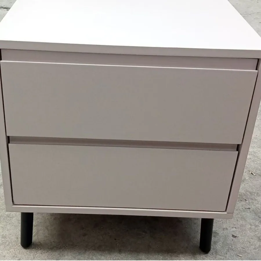 

Italian style, light luxury, modern bedside table, simple