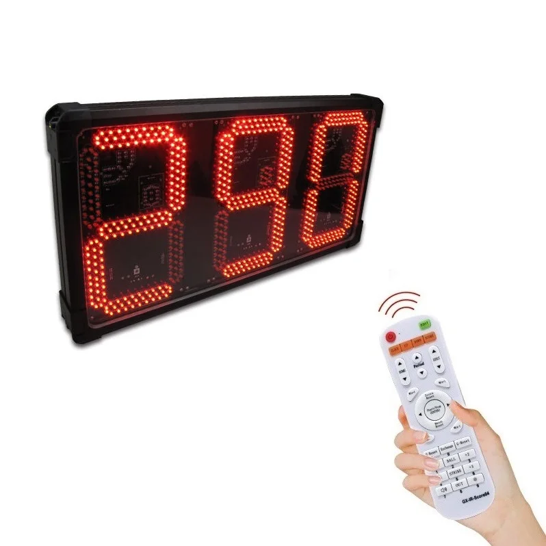 Large Digital 12 Inch Digit Custom 999 Countdown Countup Function Counter LED Electronic Timing Clock With Remote Control