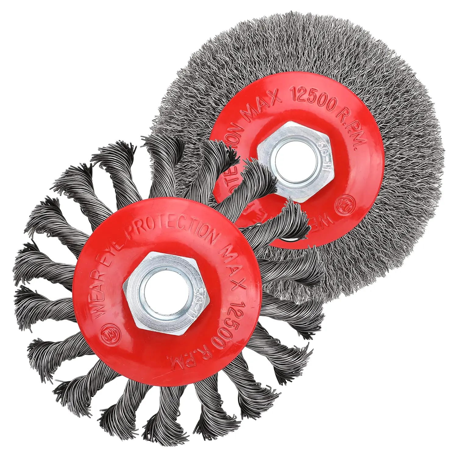 75/95/100mm Twisted Steel Wire Wheel M14 Steel Wire Cup Brush Powerful Paint Removal Rotary Tool Abrasive For Angle Grinder Debu