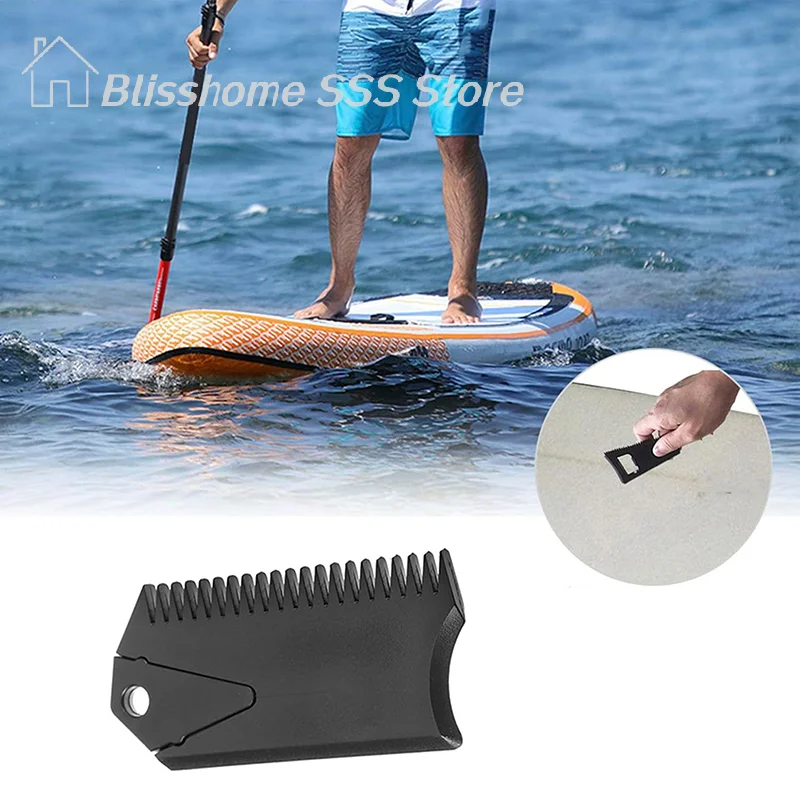 【S】Pente para Cera de Prancha de Surf com Chave de Quilha, Removedor de Cera para Prancha de Surf, Acessório para Esportes Aquáticos e Skimboard