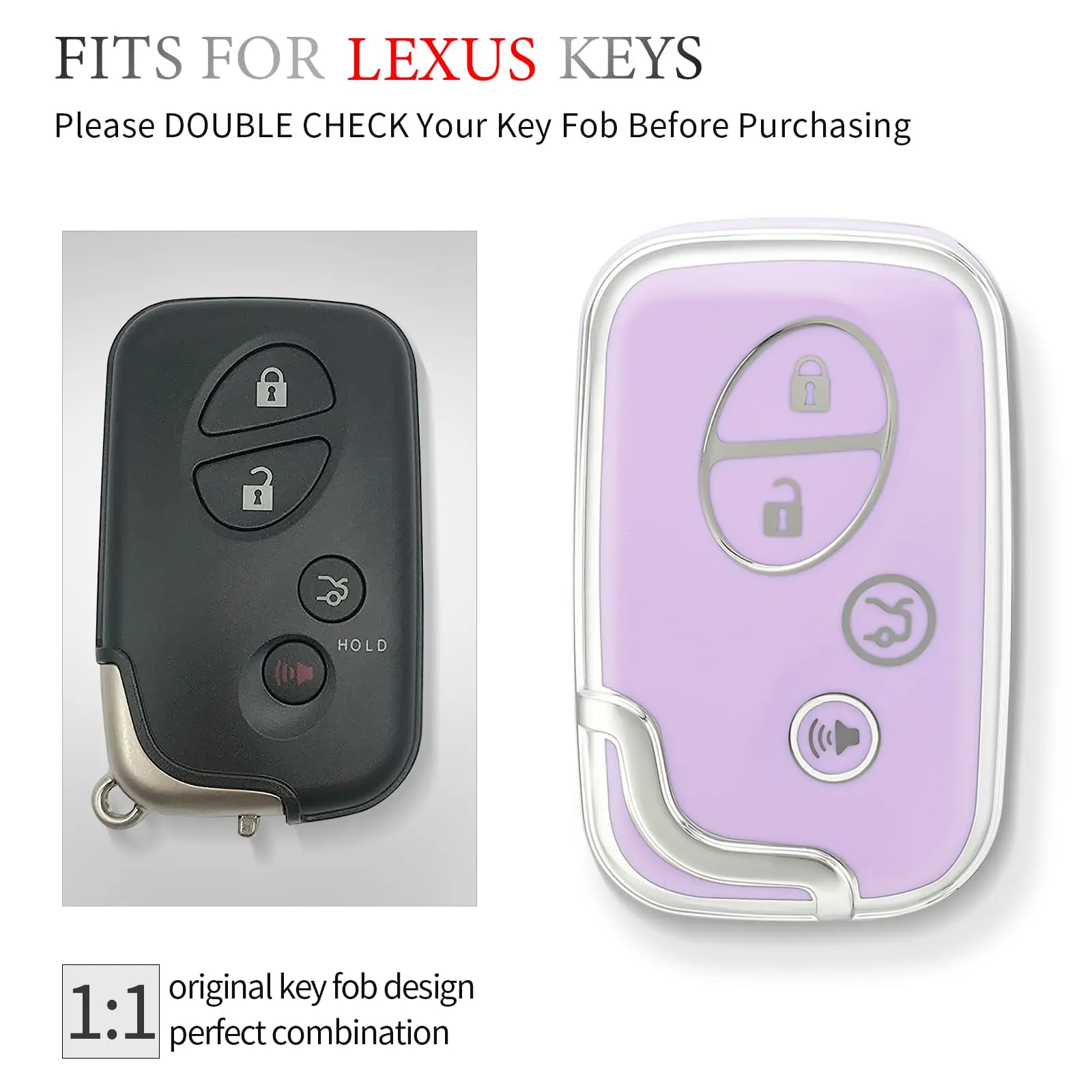 4 Buttons TPU Car Remote Key Case Cover for Lexus IS250 IS300C RX270 CT200H GX400 GX460 ES240 ES350 LS460 GS300 450h 460h