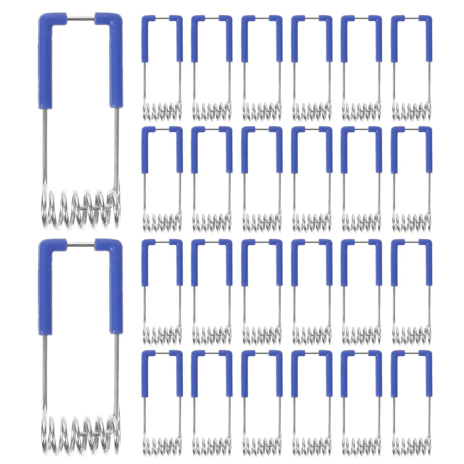 

100 Pcs Spring Clamps Downlight Clip Securing Buckle Accessories Blue Retaining for Fixed