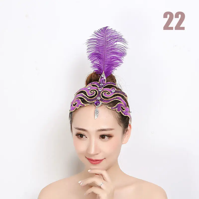 Copricapo da donna classico Folk Opening accessori per la danza testa da ballo Flower Stage Performance Hairwear accessori per capelli da sposa