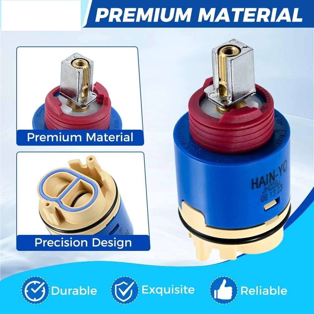 RK7300-CART-3P Shower Pressure Balance Valve Cartridge for Zurn Z-7300,Handle Faucets,tub and Shower