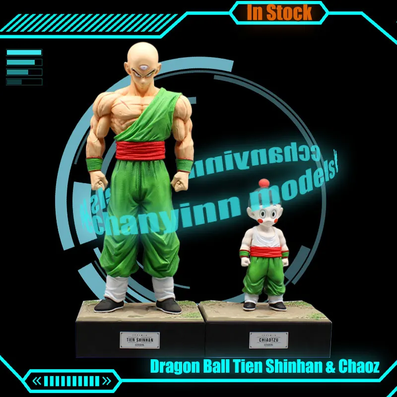 27cm Dragon Ball Tien Shinhan Chaoz Action Figures Chaoz Tien Shinhan DBZ Anime Figure Collect Decor Statue Model Doll Toys Gift