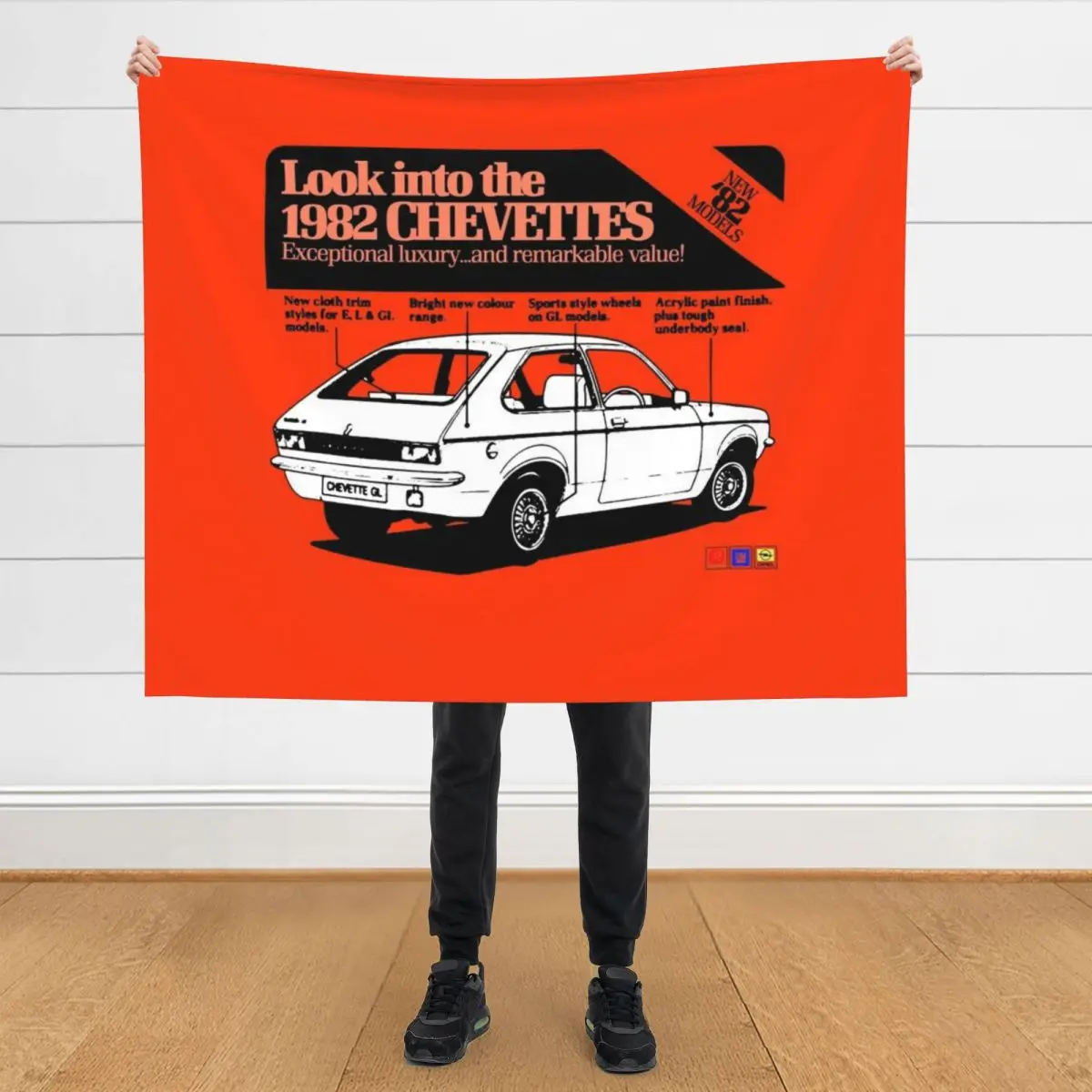 

CHEVETTE 1982 Throw Blanket Decorative Sofas Bed linens Sofa Throw Stuffeds Blankets