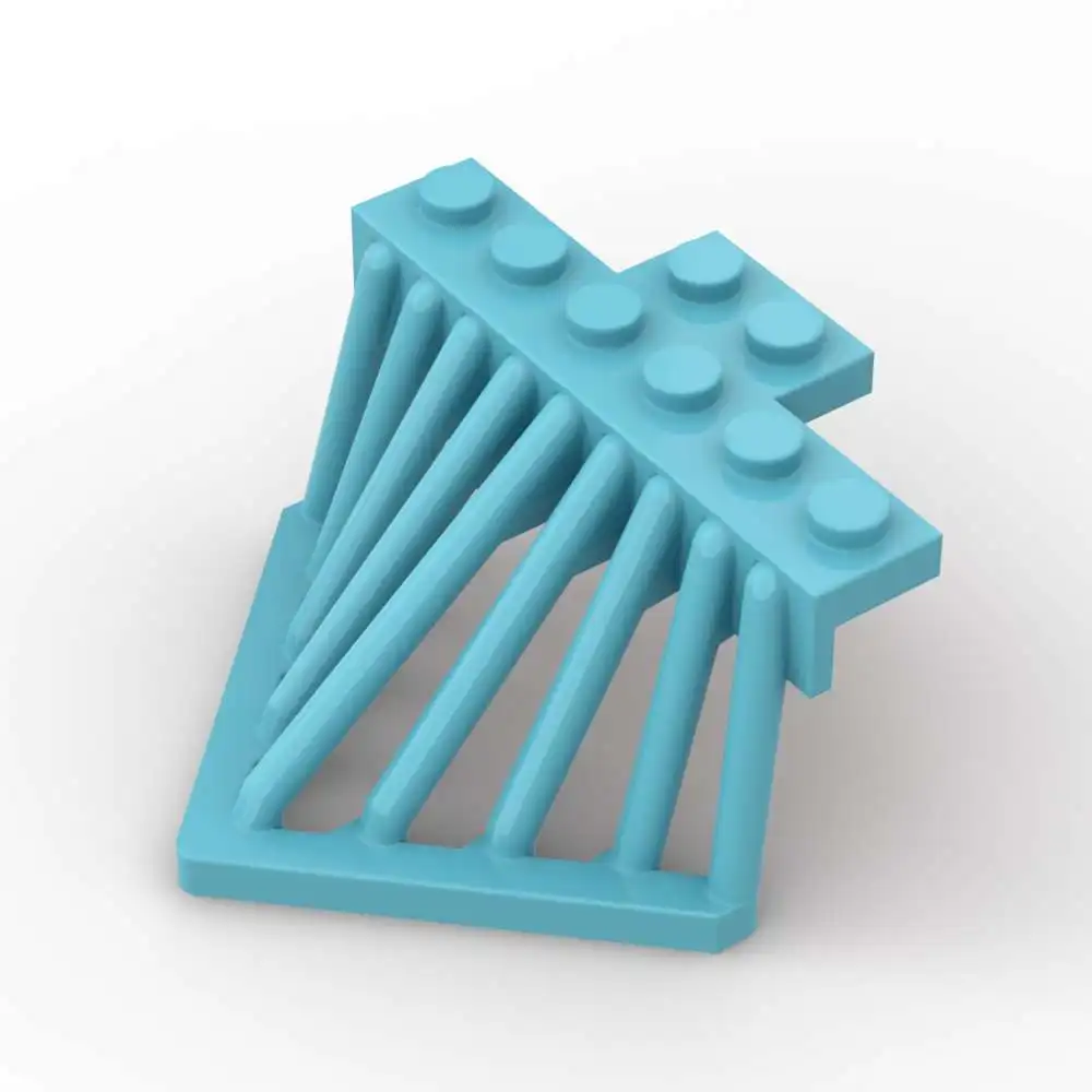 

MOC 10 шт. часть кирпичей 90201 Поезд Ловец коровы 2x6 Набор строительных блоков со наклонными стержнями Совместимый автомобиль Игрушки для частиц Подарок ребенку