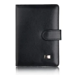 Men Women Passport Cover Women Luxury Soft Leather  Passport Wallet ID Card Bag Passport Travel Organizer