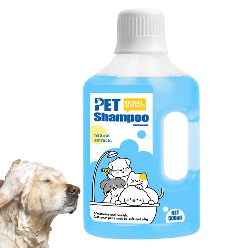 

Body Wash For Cats Natural Cleansing Dog Shampoo 500ml Kitten Body Wash Puppy Care Supplies For Hair Cleaning Removing Dirt And