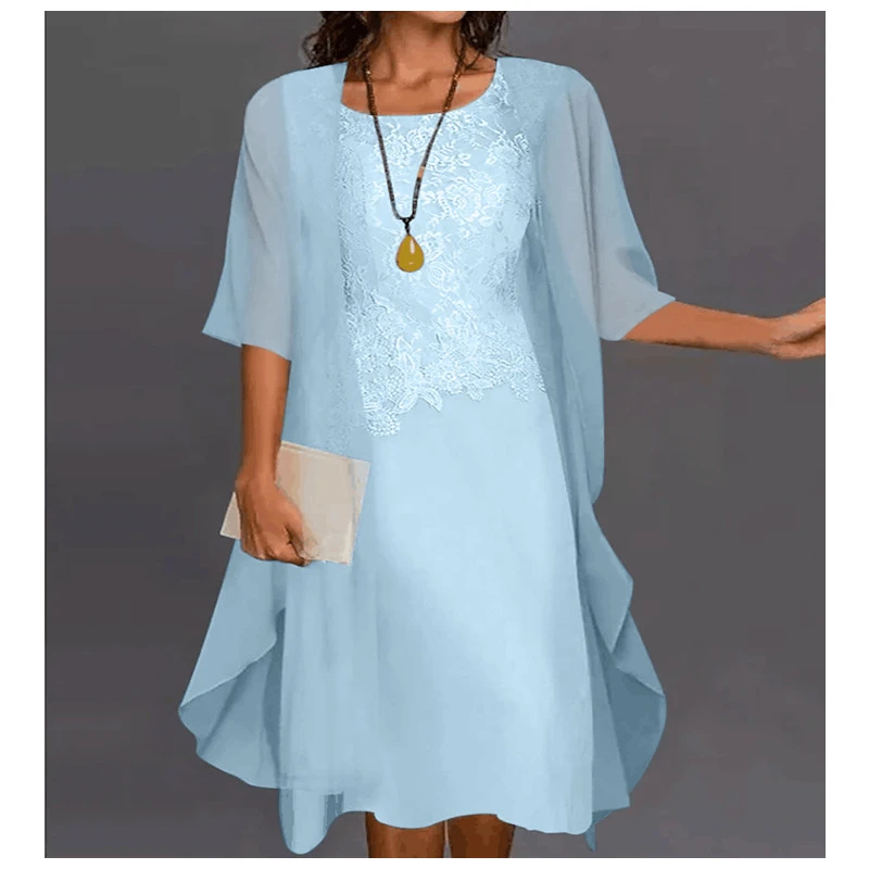 

Трансграничный весенне-летний новый женский шифоновый цветной кружевной жилет на бретельках, длинный комплект из двух предметов, индивидуальный заказ