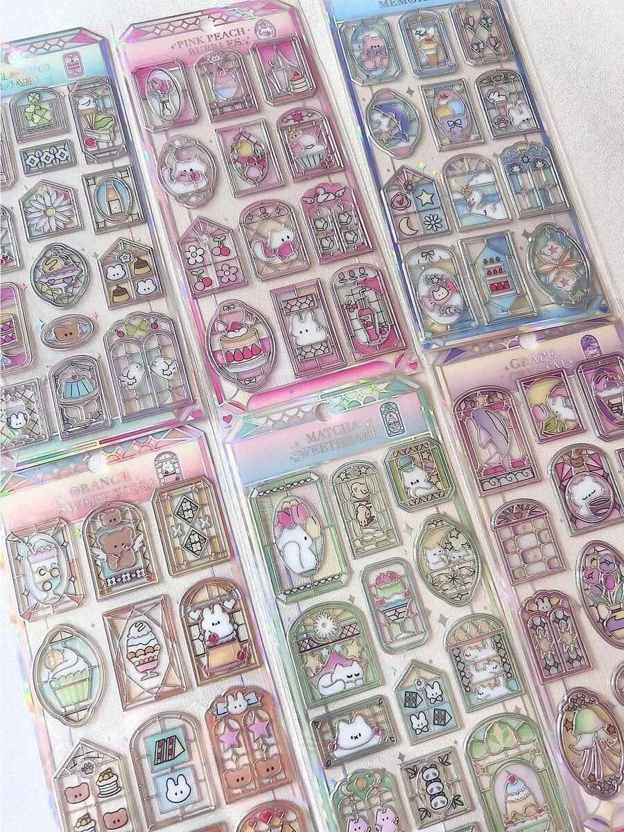 �y�Z�[�����z12?14 �� 3D �z���O���t�B�b�N�K���X�E�B���h�E�X�e�b�J�[�A���킢������̓��L��X�N���b�v�u�b�L���O�p�̃��[�U�[�����X�e�b�J�[�A�m�[�g�u�b�N�p