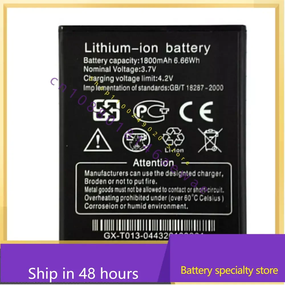 

Новый сменный аккумулятор 1800 мАч 6,66 Втч 3,7 В для аккумуляторов мобильных телефонов W100 W100S