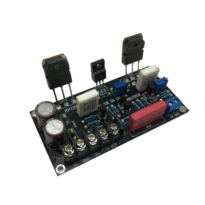 30W Direct Coupled FET Power Amplifier Board Pure Class A Amplifier Board Module 0Hz-100 KHZ FR-4 Double Panel
