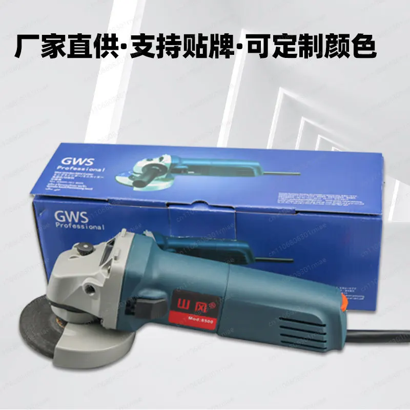 Electric Angle Grinder, Handheld Grinder, Fine Handle Household Polishing and Rust Removal Adjustable Speed Angle Grinder