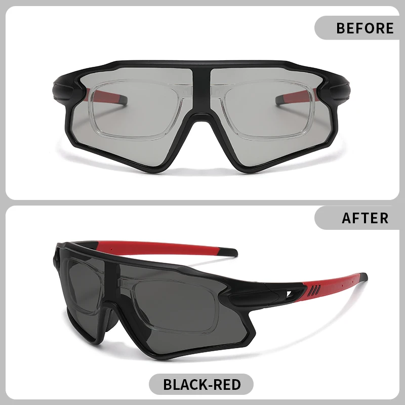 Поляризованные велосипедные очки, меняющие цвет, мужские солнцезащитные очки, скалолазание, внедорожные, защита мотоциклов и женские очки