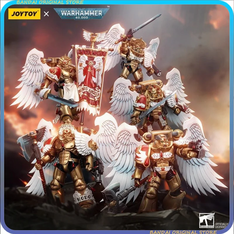 

【IN STOCK】JOYTOY WARHAMMER 40K Blood Angels The five-man Holy Blood Guard 1/18 Action Figures Collect figurines Ornaments Toy