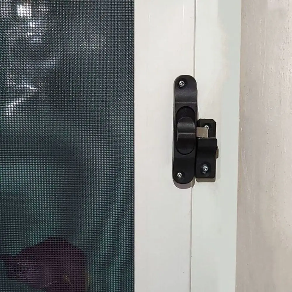 Sliding Pull Door Lock Anti Theft Window Hook Lock Buckle Multifunctional Aluminium Alloy Push-Pull Window Lock Hardware