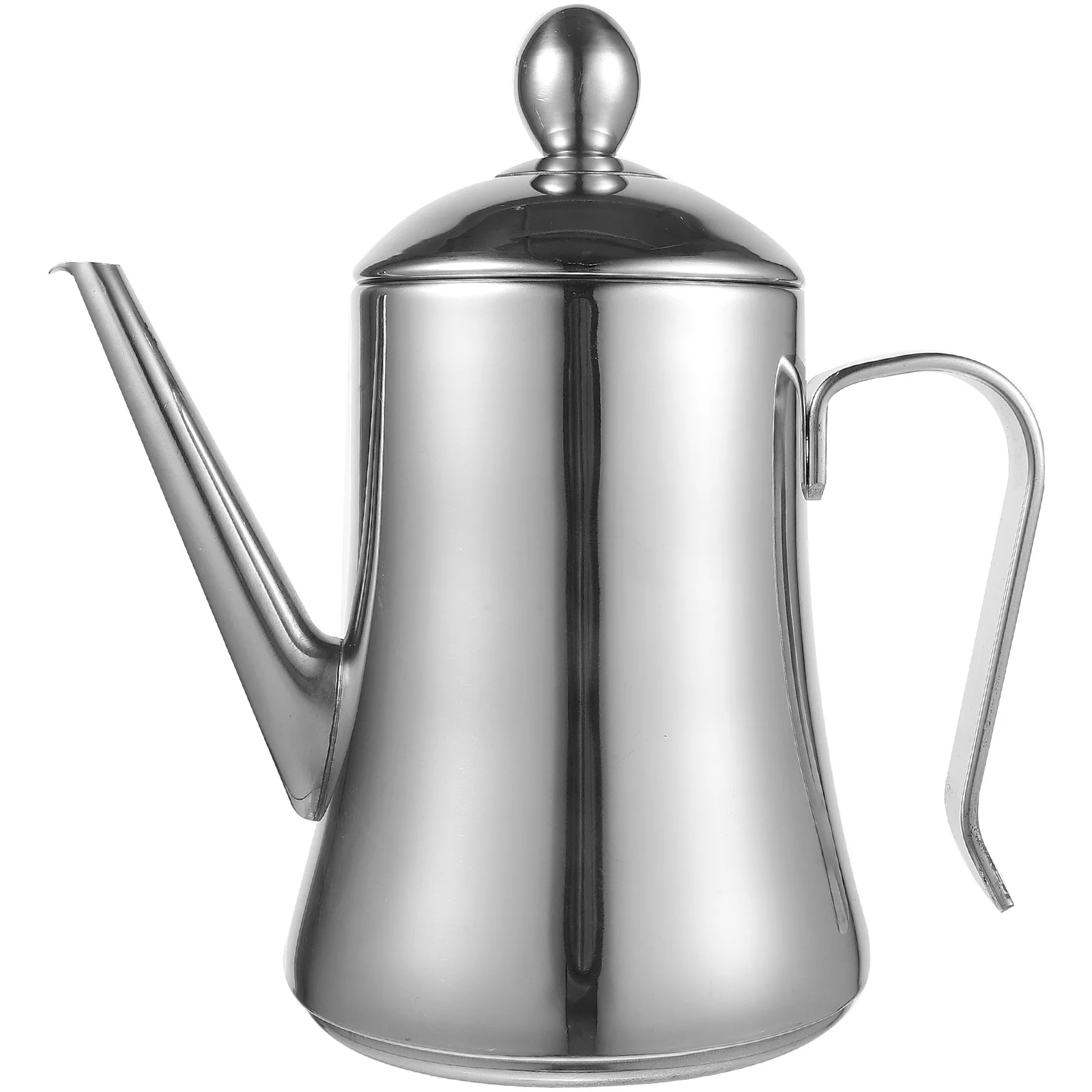 

Stainless Steel Oil Bottle High Capacity Dispenser Pot Vinegar Soy Sauce Milk Tea Anti Drip Dust Proof Glossy Modern Kitchen