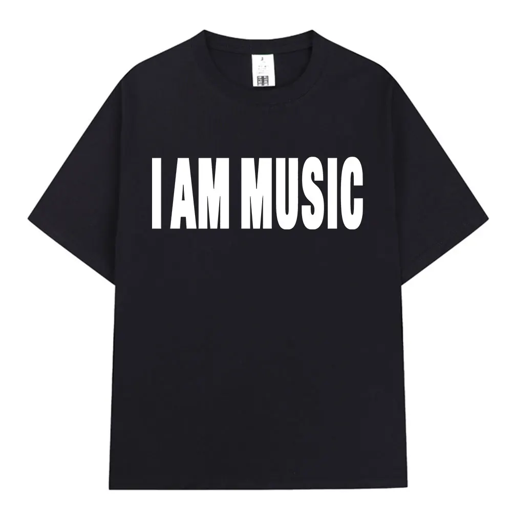 Rapper Playboi Carti Same Style I AM MUSIC Print T-Shirt für Herren und Damen – Modisches, bequemes Opium T-Shirt aus Baumwolle – Oberteile