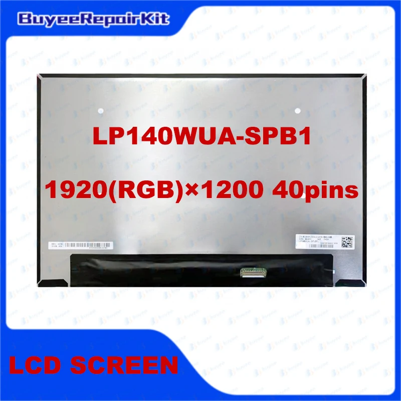 

Original New LP140WUA-SPB1 LP140WUA SPB1 14 inch LCD Touch Screen Display IPS Panel FHD 1920x1200 In-Cell Touch