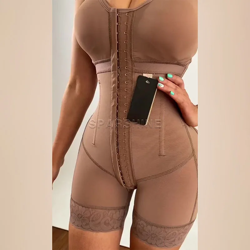 Women Waist Trainer Plastic Fish Bone Double Compression Thin Strap With Bra Body Shaper Women Slimming Shapewear