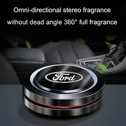 Car Air Freshener Badge Customization Smell Perfume Diffuser For Ford Ecosport Edge Figo Flex Focus Fusion Fiesta Accessories