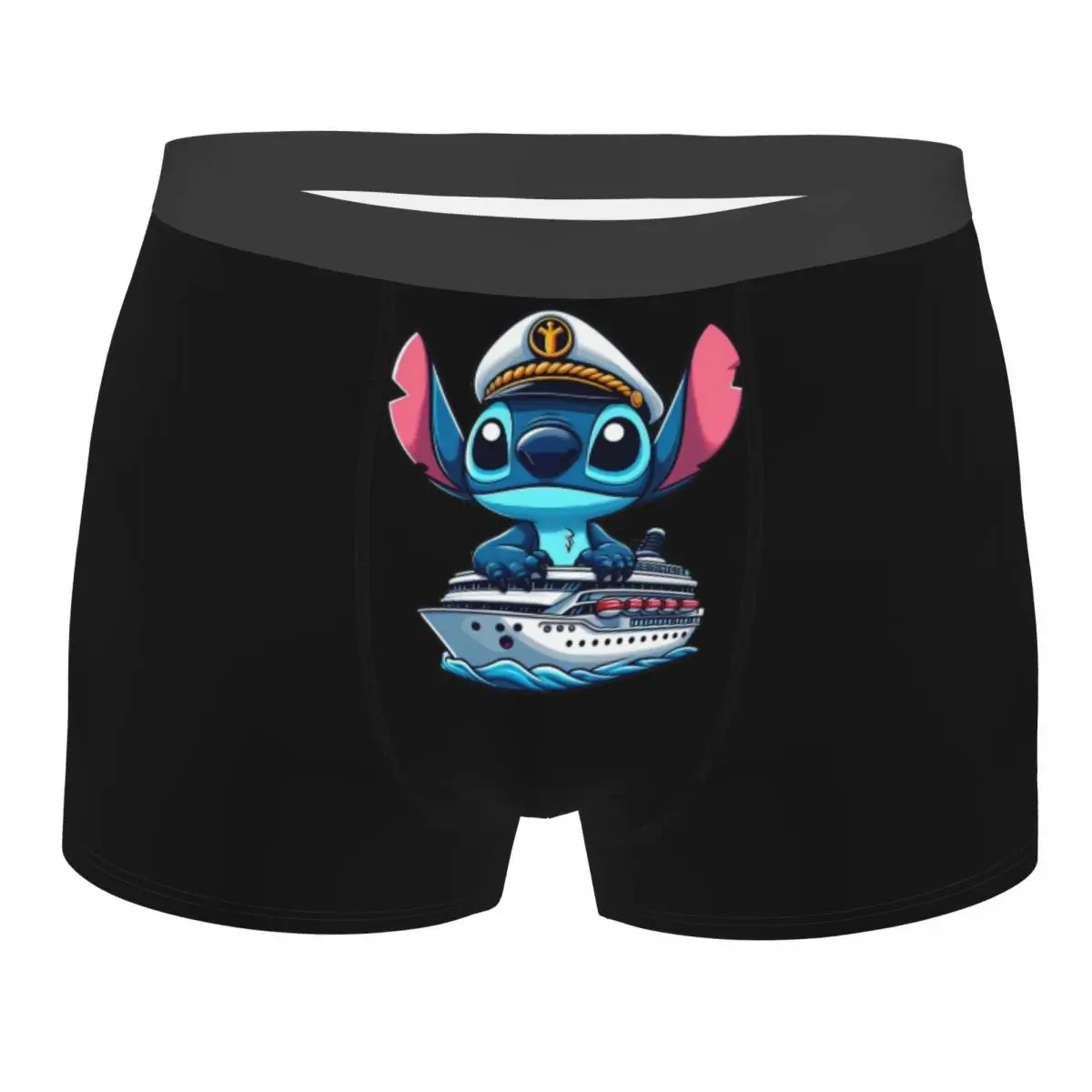 

Custom Novelty Stitch Ship Boxers Shorts Panties Men's Underpants Comfortable Briefs Underwear