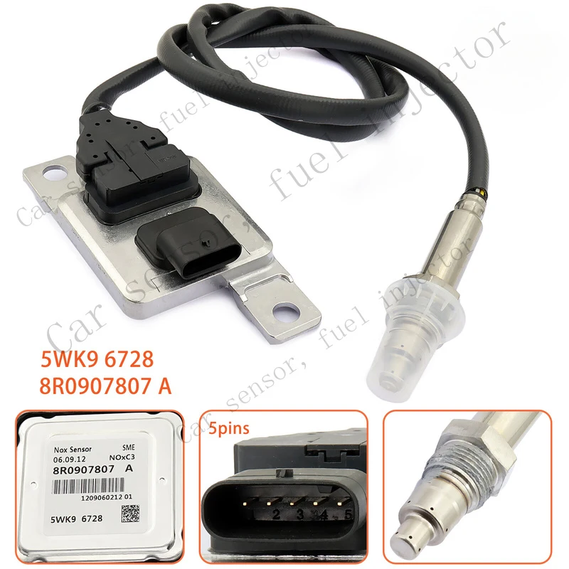 Q+ 5WK96728 8R0907807A Nitrogen Oxide Nox Sensor For Audi Q5 2.0 TDI A4 3.0 TDI VW