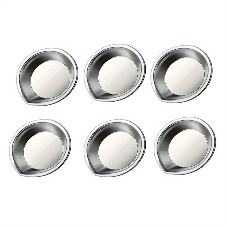 10-Pack Stainless Steel Mixing Palettes Multi-Purpose Metal Trays for Pigment Cosmetics Nail Adhesives Ideal for Makeup Artists