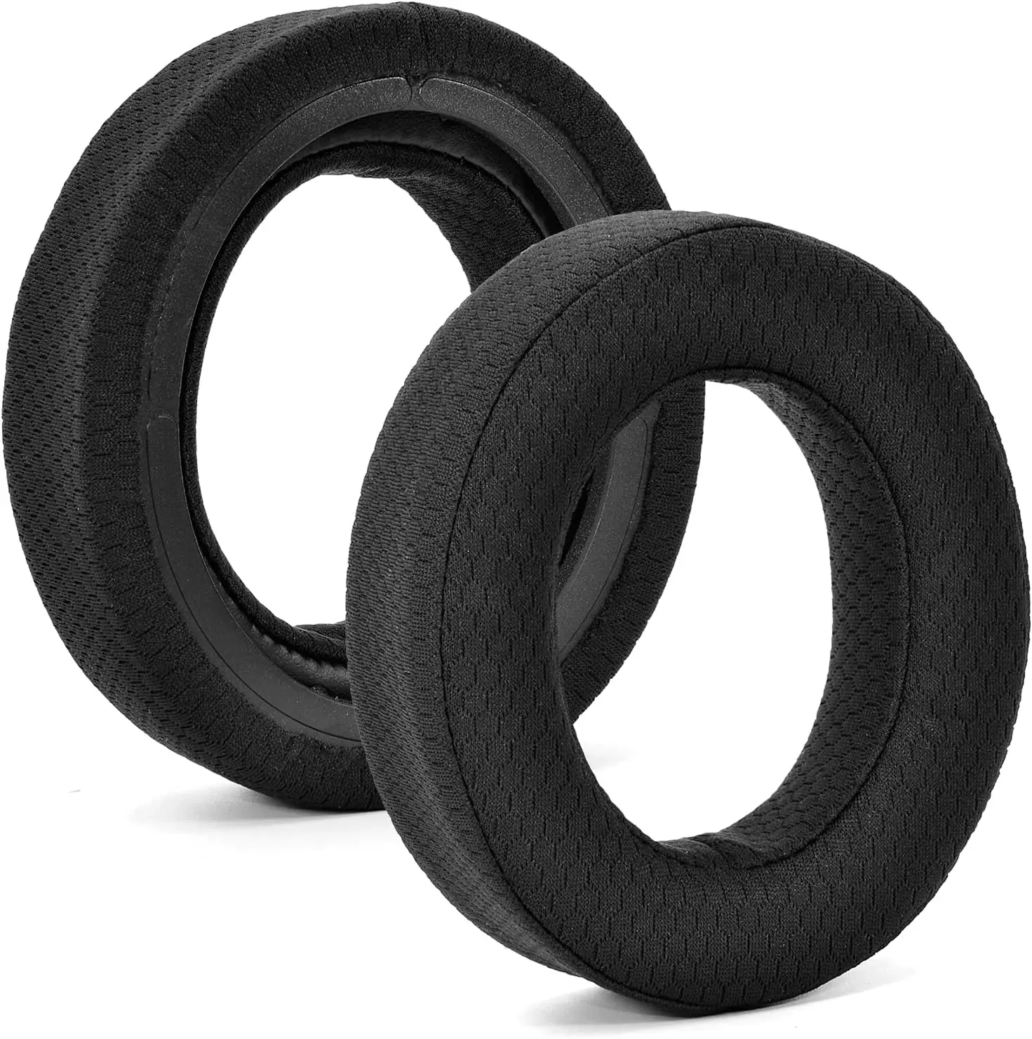 Hs70 pro tecido respirável mais grosso atualização qualidade earpadssubstituição almofada de ouvido copo compatível com corsair hs50 pro hs60 hs7