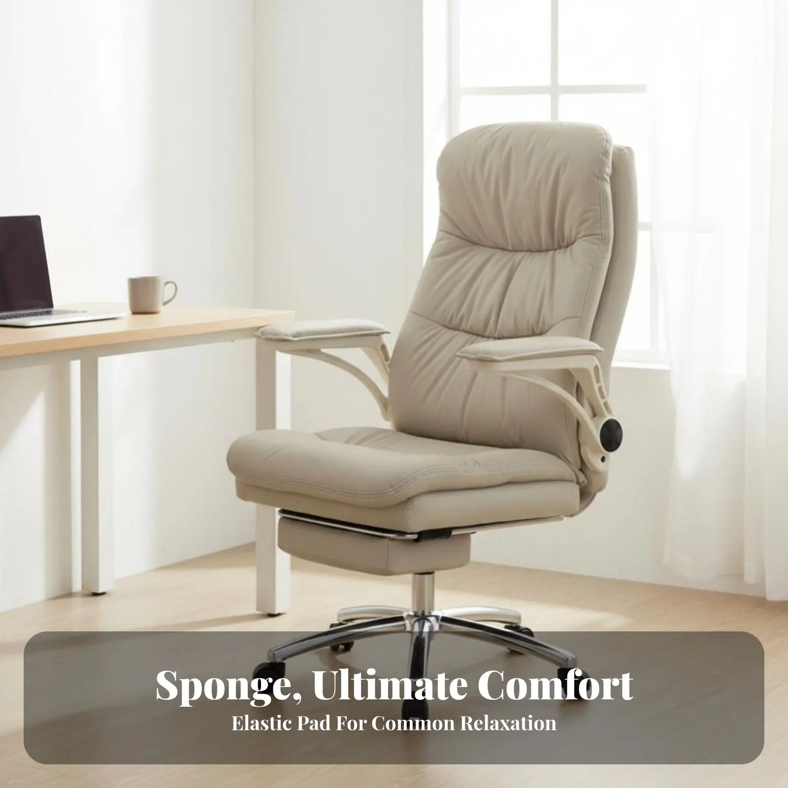 Highspine managerial Chair Ergonomic Design Computer Seat Adjustable Height 360-Degree rotate for managerials, Remote Workers