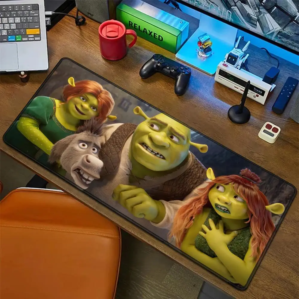 

S-ShrekES Mouse Pad Rubber Mat Laptop Xxl Mousepad Notebook Gamer Computer Table Gaming Accessories