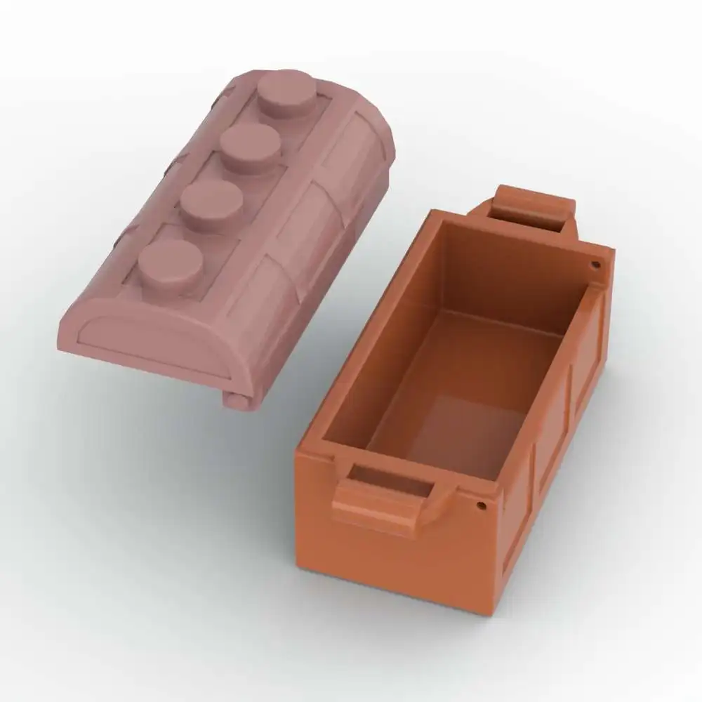 

MOC 1PCS 80305 Storage 30153 Stone Replaceable Brick 4738 4739 Treasure Chest Crystal Building Block Toy Adult Special Day Gifts