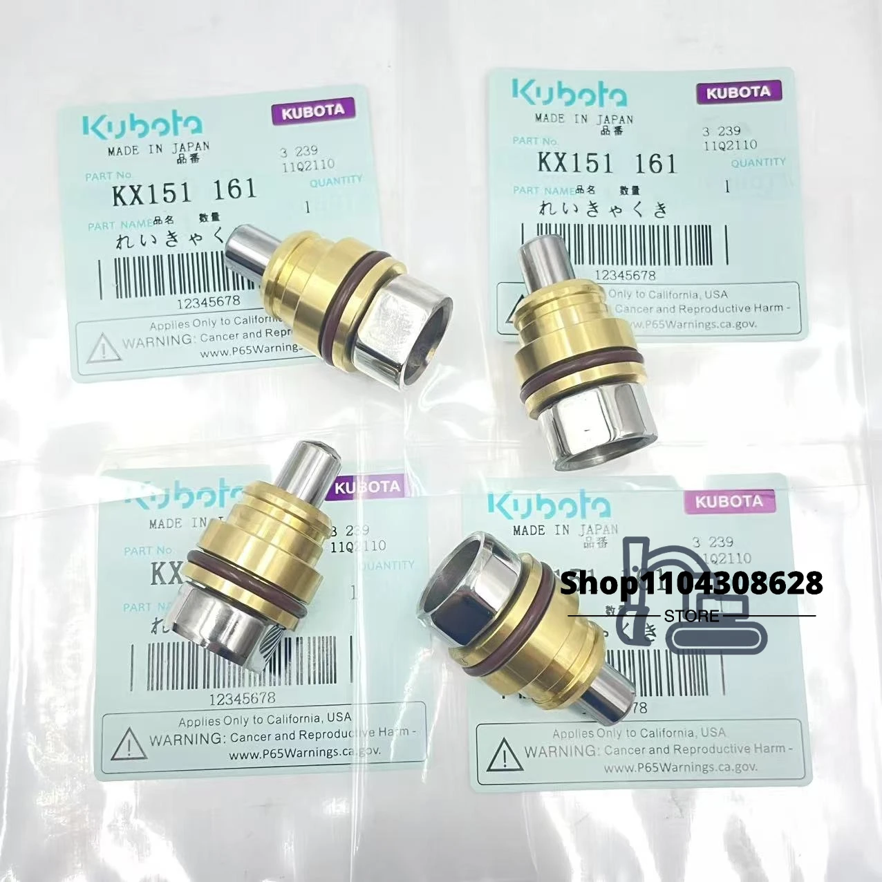 

4pcs For KUBOTA KX151 161 30U 185 155 161 163 25 35U Joystick Handle Bullet Pusher Manufacturer Directly Hydraulic Walking