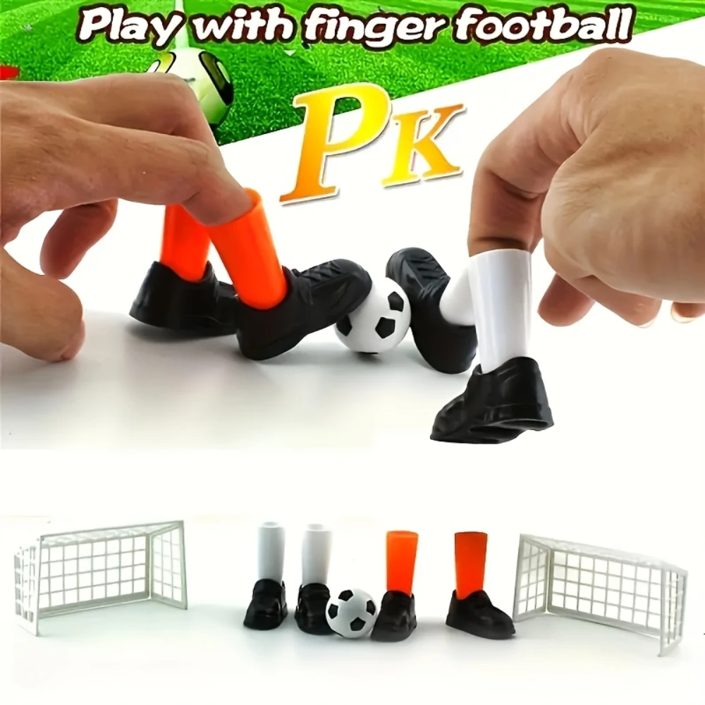 Finger Football Tabletop Game, 2 Player Family Interactive Sports Toy, Competitive Gift Easter Thanksgiving, Random Color, Hot