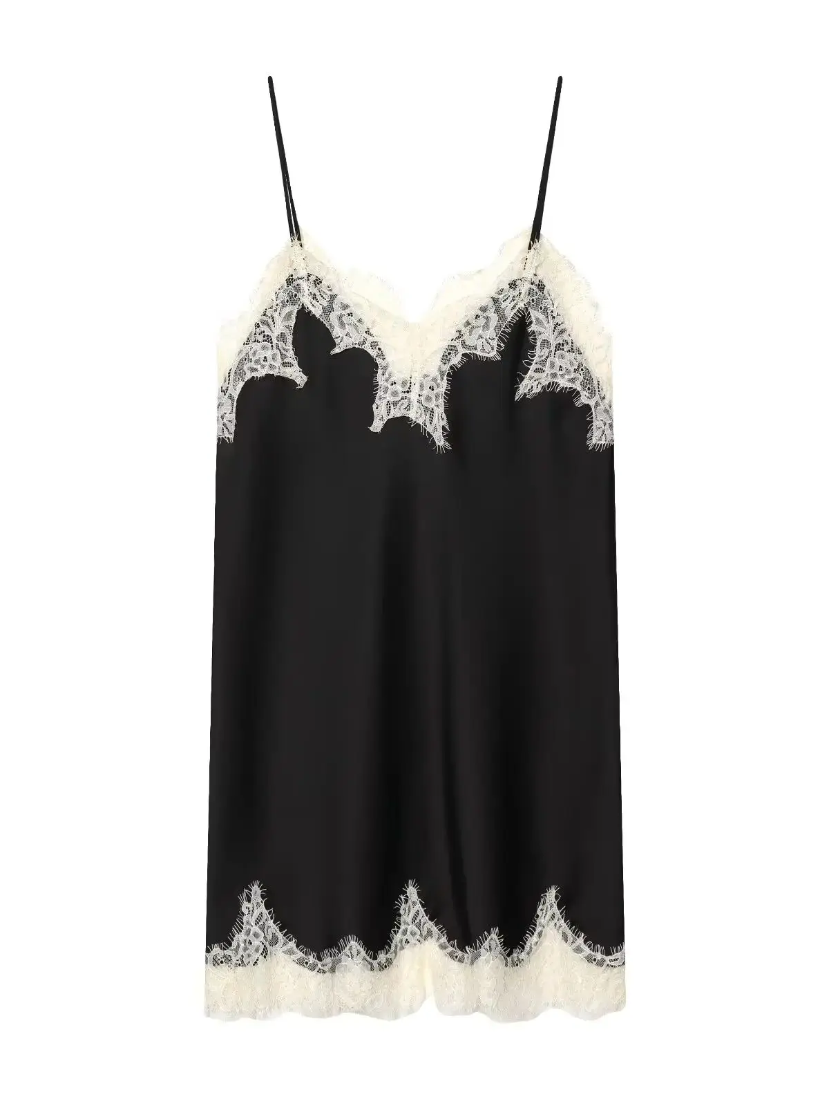 Modne topy na ramiączkach w stylu Y2K dla kobiet, eleganckie satynowe koszulki na ramiączkach z koronką, czarne, z odkrytymi ramionami, krótkie, bez rękawów, z odkrytymi plecami, letnie bluzki na imprezę, 2026